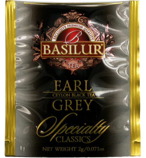 Чай черный Basilur Spesiality classic Earl Grey 210г (100 пак.)