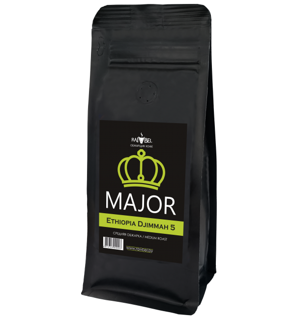 Кофе зерновой Major Ethiopia Djimmah 250г