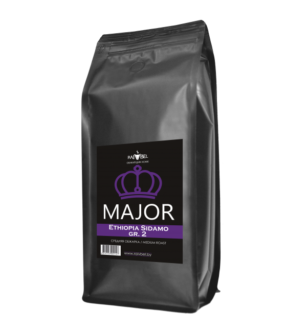 Кофе зерновой Major Ethiopia Sidamo GR2 1кг