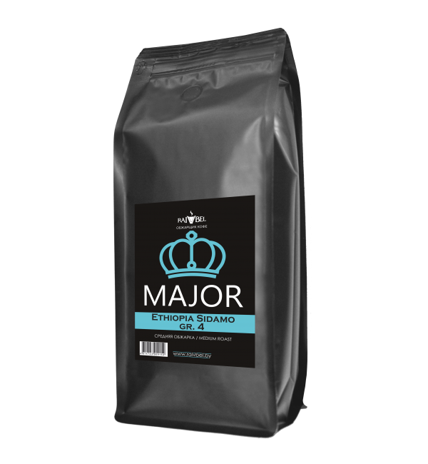 Кофе зерновой Major Ethiopia Sidamo GR4 1кг