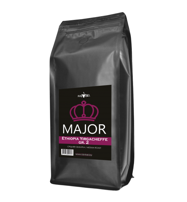 Кофе зерновой Major Ethiopia Yirgacheffe GR2 1кг
