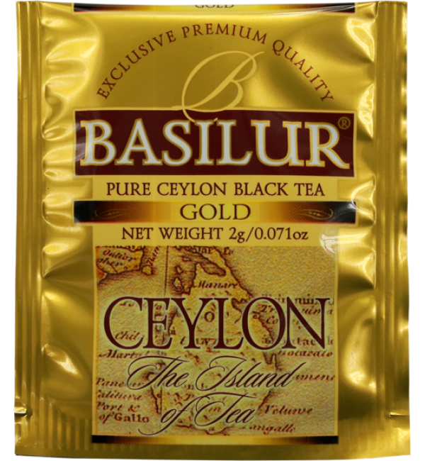 Чай черный Basilur Ceylon The Island of Tea 158г (100 пак.)