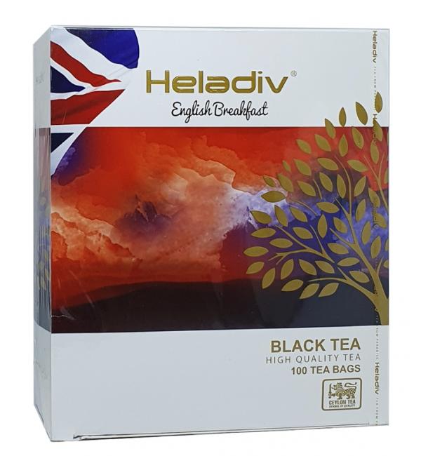 Чай черный Heladiv English Breakfast 200г (100 пак.)