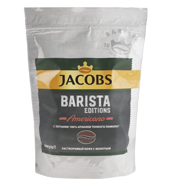 Кофе растворимый Jacobs Barista 200г