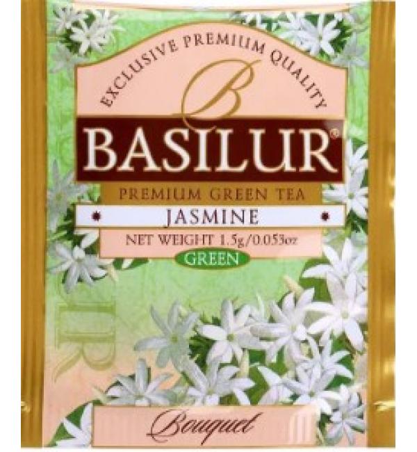 Чай зеленый Basilur Bouquet Jasmine 158г (100 пак.)
