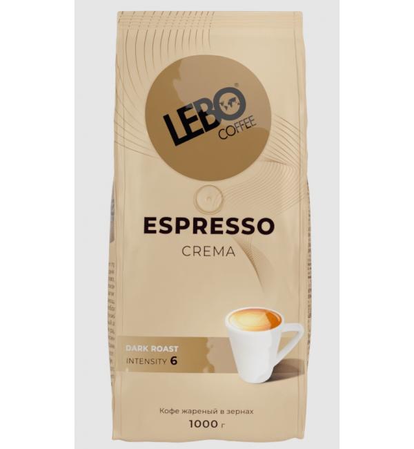Кофе зерновой Lebo Espresso Crema 1кг