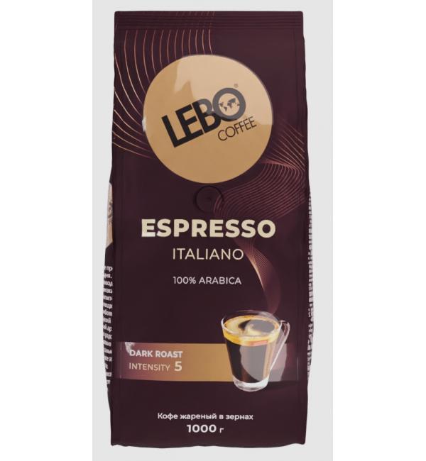 Кофе зерновой Lebo Espresso Italiano 1кг