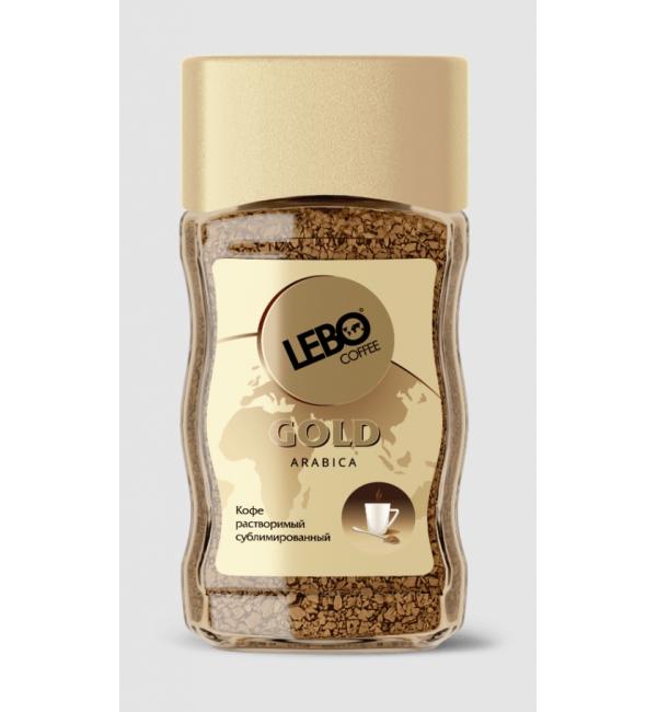 Кофе растворимый Lebo Gold 100г