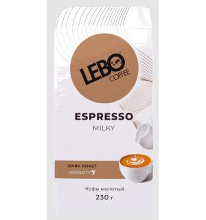 Кофе молотый Lebo Espresso Milky 230г