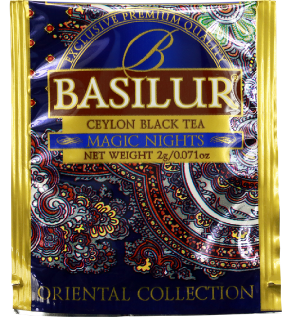 Чай черный Basilur Magic Nights 210г (100 пак.)