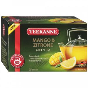 Чай зеленый Teekanne Mango Zitrone 30г (20 пак.)