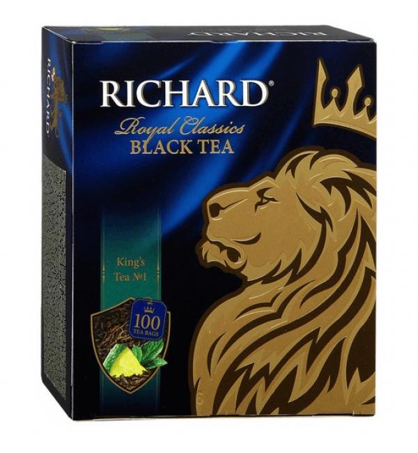 Чай черный Richard King's Tea №1 200г (100 пак.)