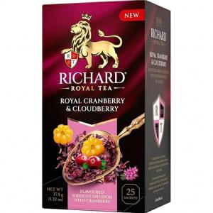 Чай красный Richard Royal Cranberry & Cloudberry 37,5г (25 пак.)