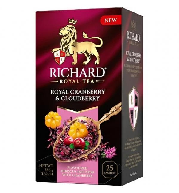 Чай красный Richard Royal Cranberry & Cloudberry 37,5г (25 пак.)