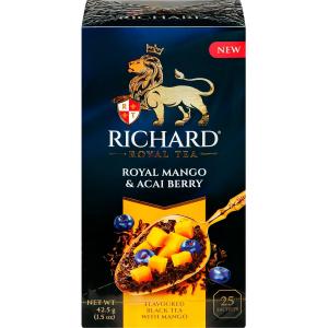 Чай черный Richard Royal Mango & Acai Berry 42,5г (25 пак.)