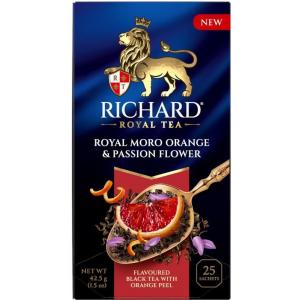 Чай черный Richard Royal Moro Orange & Passion Flower 42,5г (25 пак.)