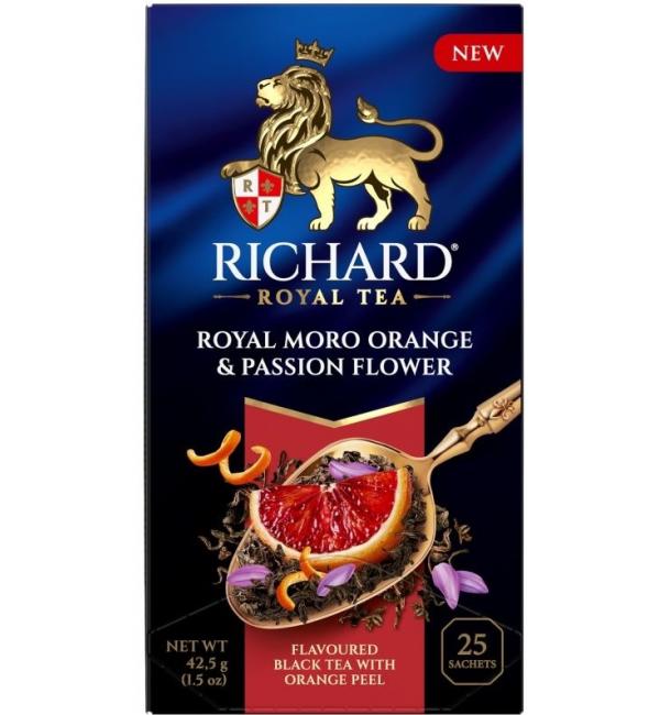 Чай черный Richard Royal Moro Orange & Passion Flower 42,5г (25 пак.)