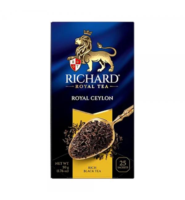 Чай черный Richard Royal Ceylon 50г (25 пак.)