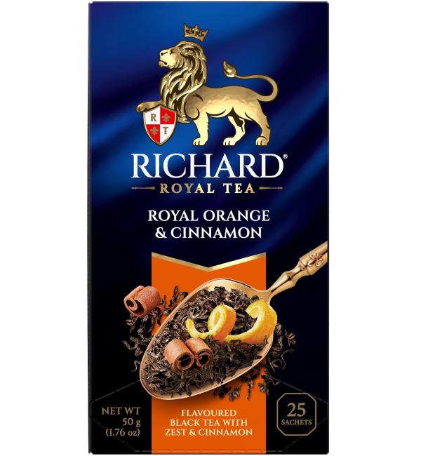 Чай черный Richard Royal Orange & Cinnamon 50г (25 пак.)