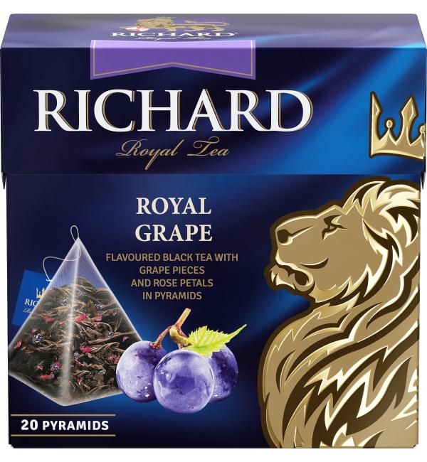 Чай черный Richard Royal Grape 36г (20 пак.)