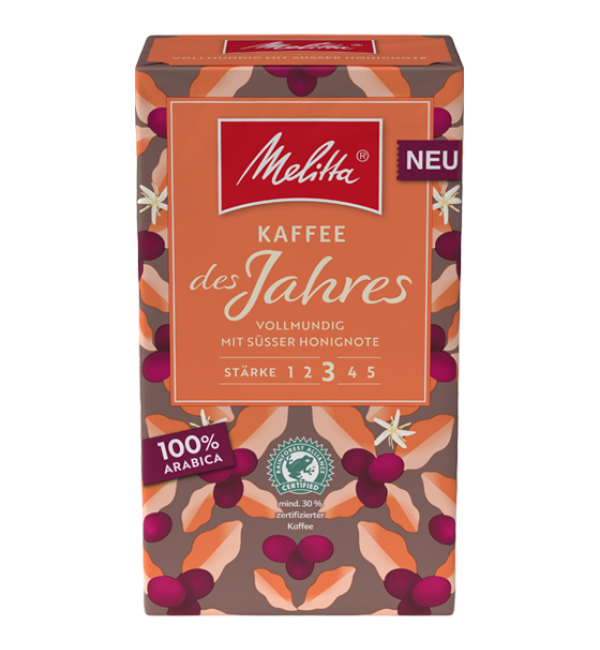 Кофе молотый Melitta Kaffee Des Jahres 500г ВЫБОР ГОДА 2023