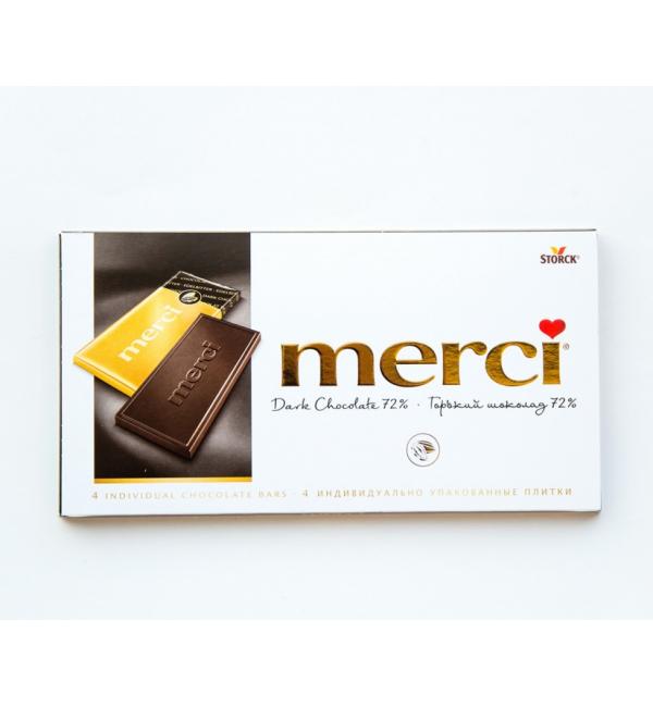 Шоколад MERCI 100г горький