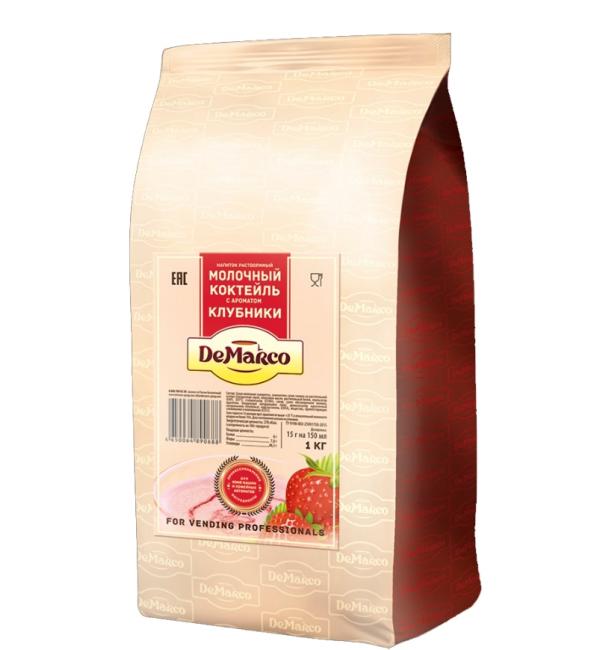 Молочный растворимый напиток De Marco Клубника 1кг