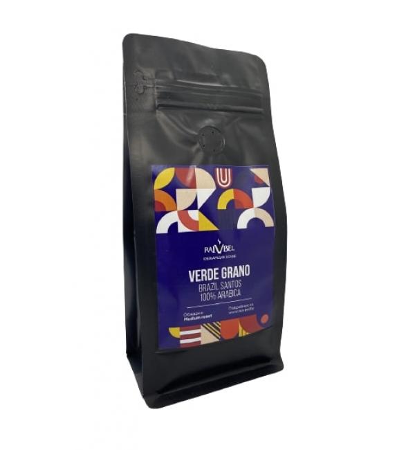 Кофе зерновой Verde Grano Brazil Santos 1кг