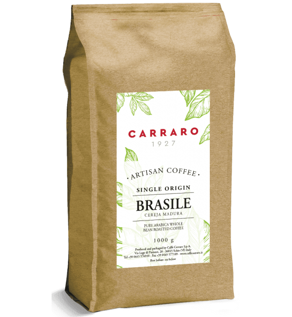 Кофе зерновой Carraro Brasile 1кг