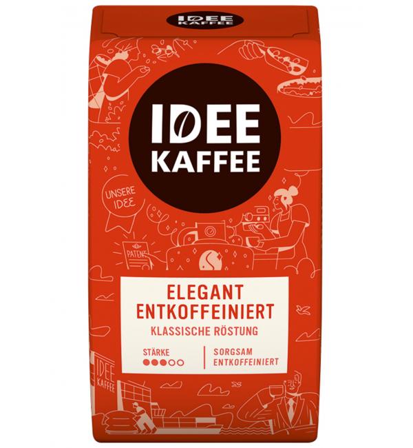 Кофе молотый Idee Kaffee Elegant Entkoffeiniert 500г