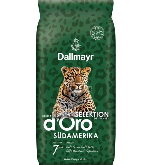 Кофе зерновой Dallmayr Crema D'Oro Sudamerika Выбор года 2026 1кг