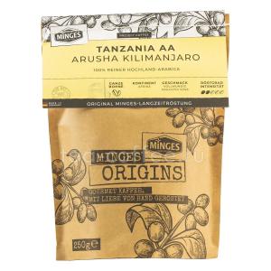 Кофе зерновой Minges Tanzania 250г