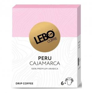 Кофе молотый в дрип-пакете Lebo Peru Cajamarca 63г (6шт)