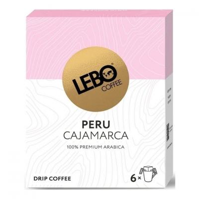 Кофе молотый в дрип-пакете Lebo Peru Cajamarca 63г (6шт)
