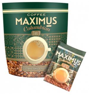 Растворимый кофе 3 в 1 Maximus 360г