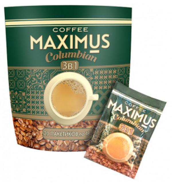 Растворимый кофе 3 в 1 Maximus 360г