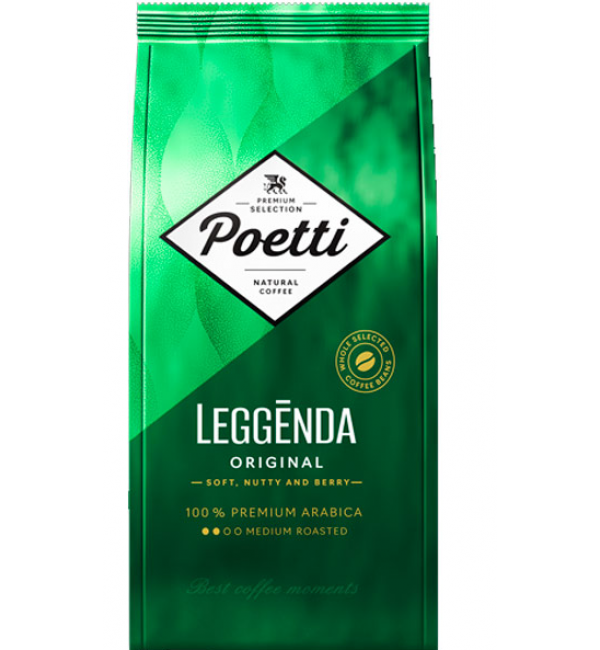 Кофе зерновой Poetti Leggenda Original 250г