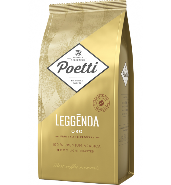 Кофе зерновой Poetti Leggenda Oro 250г
