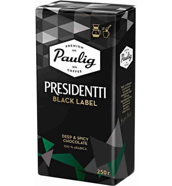 Кофе молотый Paulig Presidentti Black Label 250г