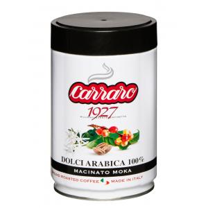 Кофе молотый Carraro Dolci Arabica (Железная банка) 250г