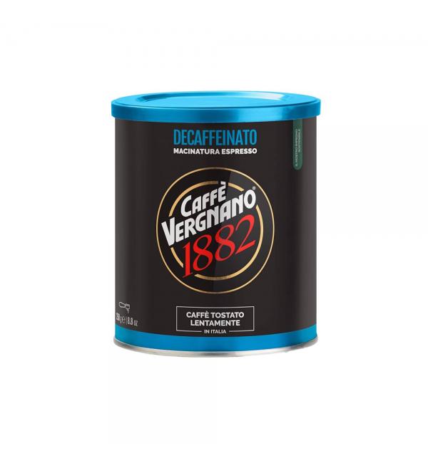 Кофе молотый Vergnano Decaffeinato Macinatura Espresso 250г