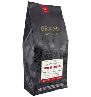 Кофе зерновой Grano Milano House Blend 1кг