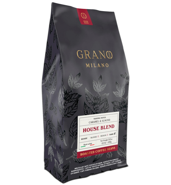 Кофе зерновой Grano Milano House Blend 1кг