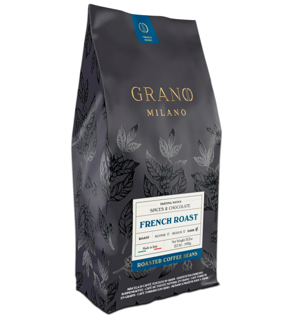 Кофе зерновой Grano Milano French Roast 1кг