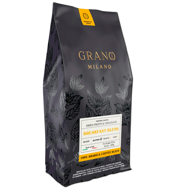 Кофе зерновой Grano Milano Breakfast Blend 1кг