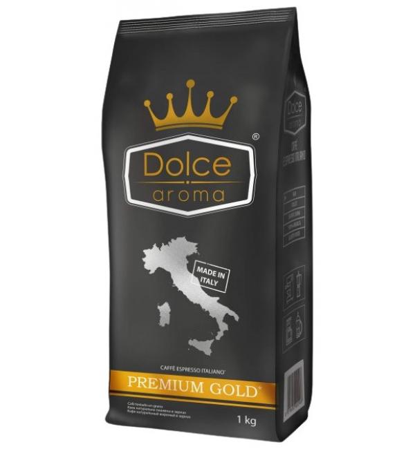 Кофе зерновой Dolce Aroma PREMIUM GOLD 1кг
