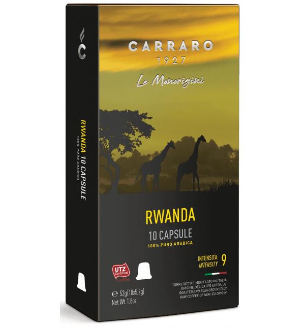 Кофе в капсулах Carraro Rwanda (Nespresso) 52г