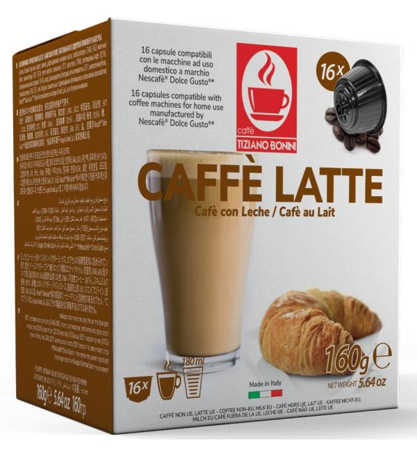 Кофе в капсулах Bonini Caffe Latte 160г