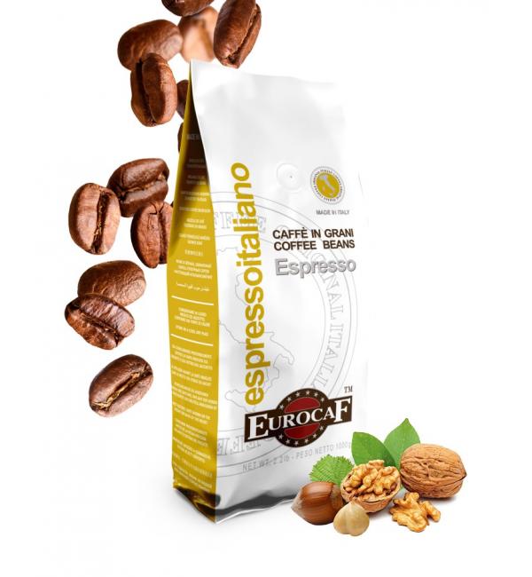 Кофе зерновой Eurocaf Espresso Italiano 1кг