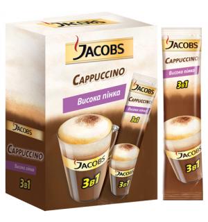 Растворимый кофе 3 в 1 Jacobs Капучино 300г